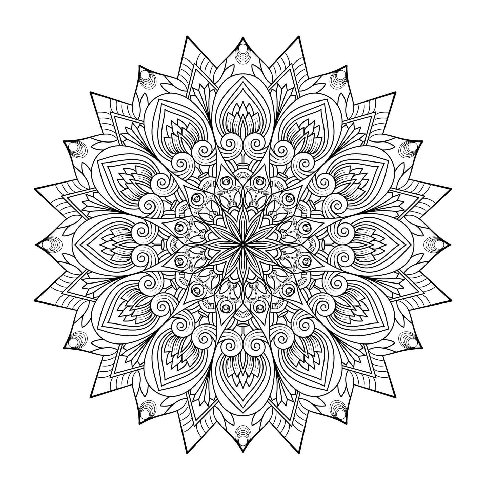 Mandala Coloring Book Vol 1