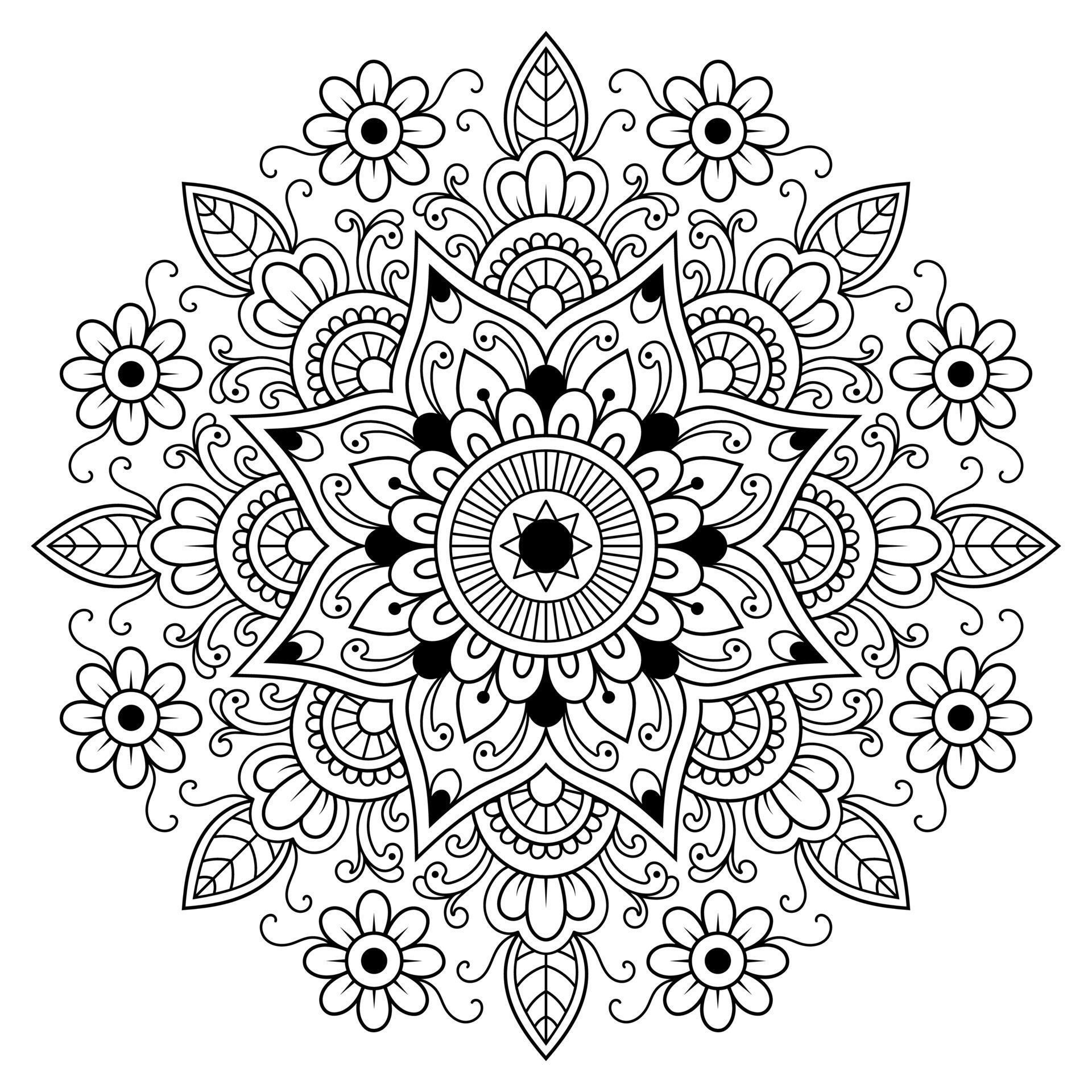 Mandala Coloring Book Vol 1