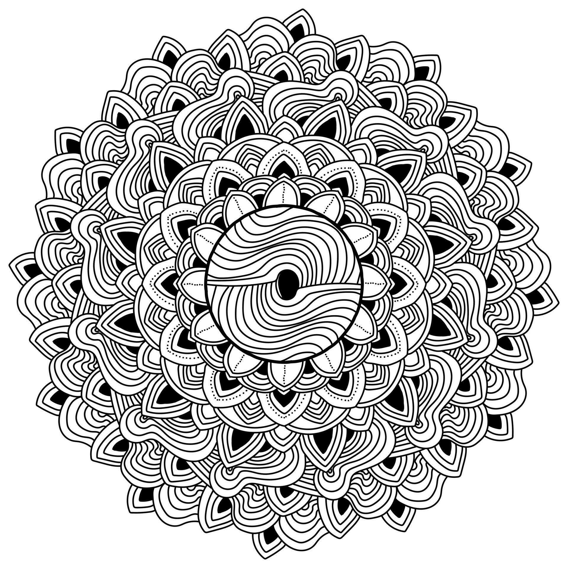 Mandala Coloring Book Vol 1
